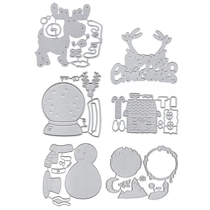 

Christmas Metal Cutting Die Scrapbook Album Paper DIY Craft Embossing Mold
