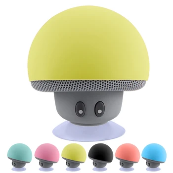 

Mini Wireless Bluetooth Speaker Portable Mushroom Woofer Subwoofer Speakers Handsfree with Microphone for Smart Phone PC Tablet