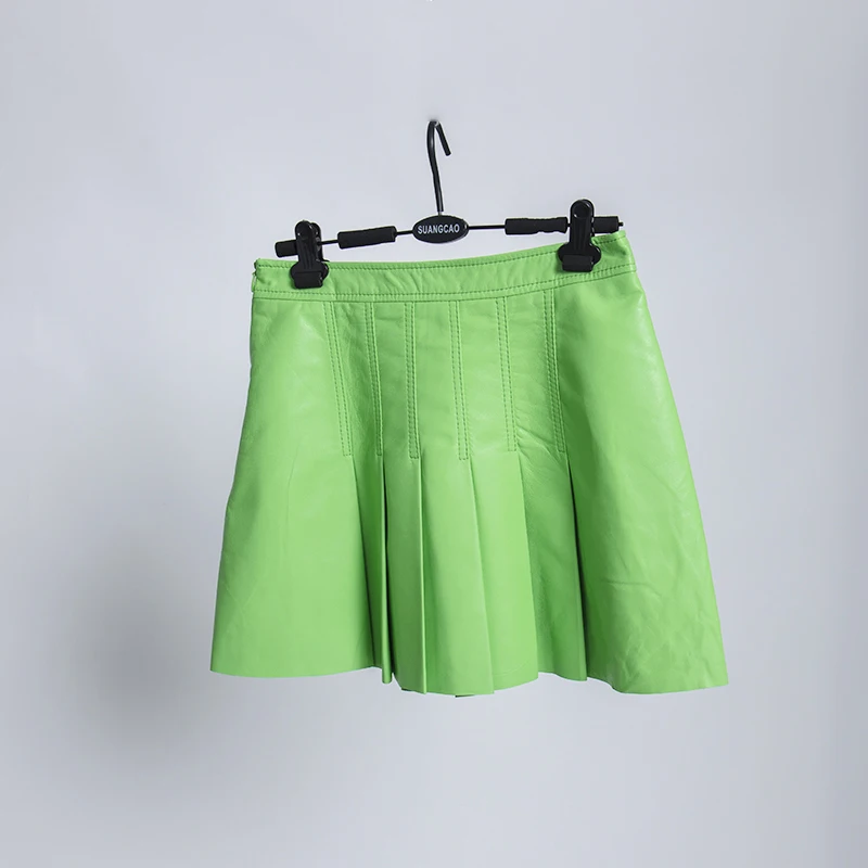 Короткая юбка Faldas mujer moda новые модные повседневные юбки карандаш для женщин мини юбка из натуральной овчины