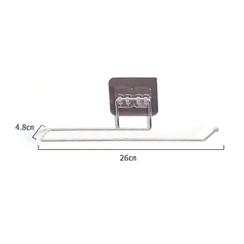 

Bathroom Kitchen Hardware Towel Rack Storage Holder Hanging Waterproof Metal Kitchen Roll Paper Organizer Tissue Hanger
