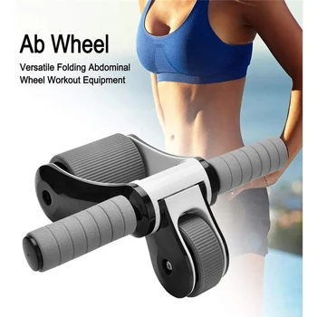 

Roller Folding Belly Wheel Belly Muscle Trainer Exercise Machine No Noise Home Gym Fitness Equipment Workout Gear