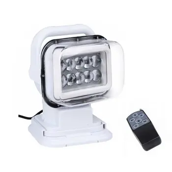 

7 inch Led Remote control Searchlight 50W Led Wiring Harness Control Lamps For Truck SUV Boat Marine Portable Spotlights