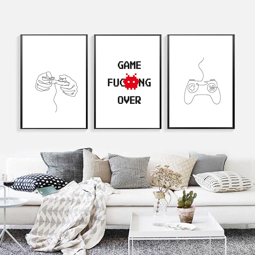 Video-Game-Wall-Art-Canvas-Painting-Gaming-Room-Decor-Posters-and-Prints-Abstract-Party-Artwork-Picture (1)