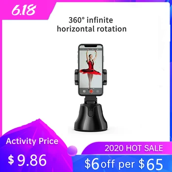 

Newest Auto Smart Shooting Selfie Stick 360 degree Object Tracking Holder All-in-one Rotation Face Tracking Camera Phone Holder