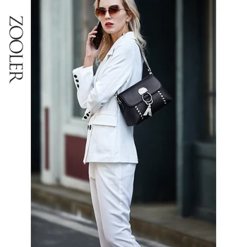 

ZOOLER Women Cow Leather Hand bag 100% Genuine leather Bags Small сумка через плечо Girl Messenger Bag bolsa feminina#LT239