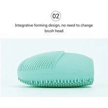 Портативный Электрический силиконовый Очищающая щетка мягкая для очистки пор укрепляющая кожа многофункциональный инструмент для мытья лица