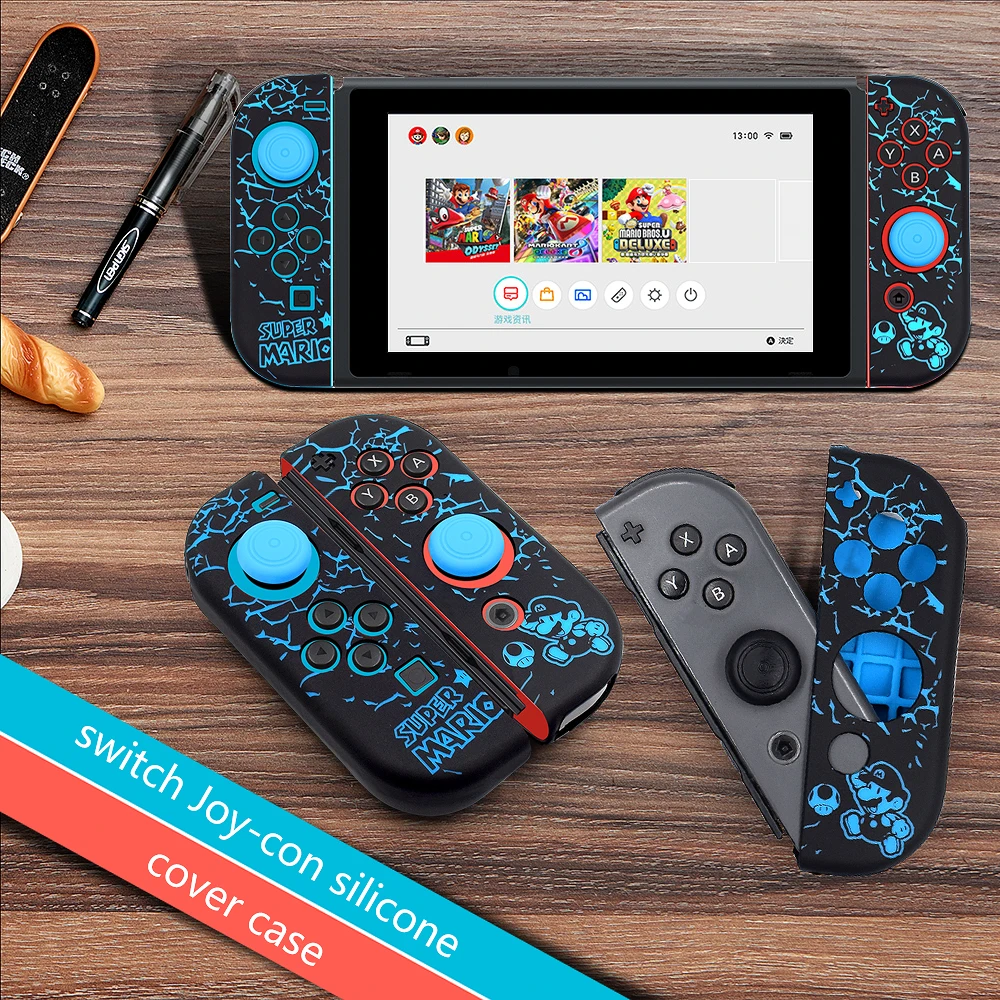 Solft Silicone Case for Nintend Switch Joycon Cover Case with Thumbstick caps for Nintendo Switch Controller Grip Joy-con Cover
Solft Silicone Case for Nintend Switch Joycon Cover Case with Thumbstick caps for Nintendo Switch Controller Grip Joy-con Cover