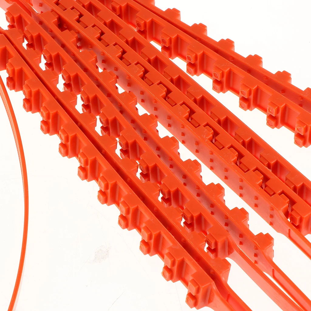 10 PCS Snow Tire Chain Anti-slip Chains For Car Truck SUV Emergency Security Winter Driving,Adjustable Zip-tie