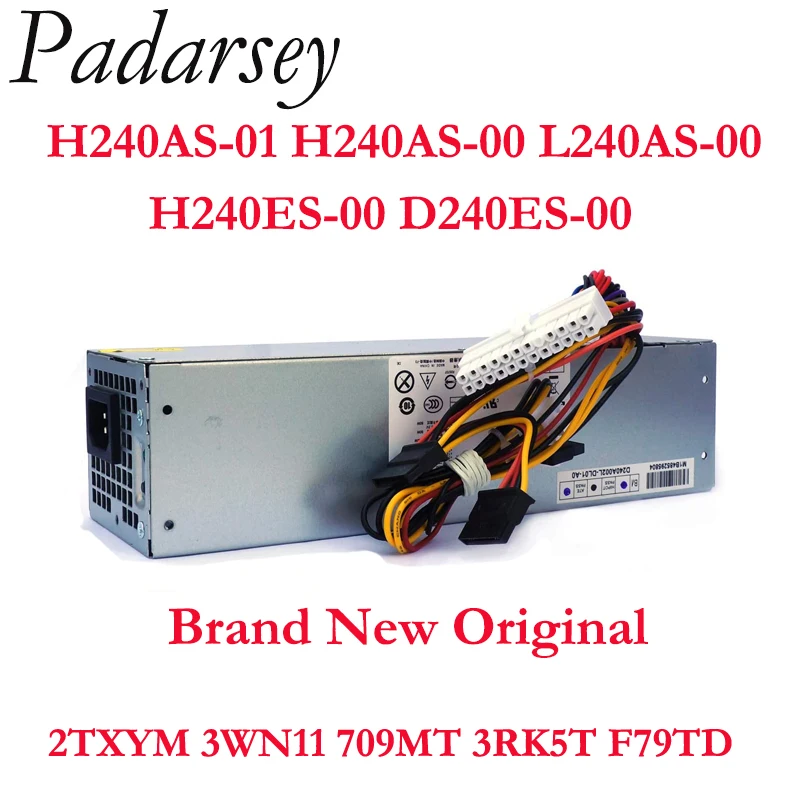 

Pardarsey H240AS-01 H240AS-00 240W SFF Power Supply for Dell Optiplex 390 790 990 3010 7010 9010 L240AS-00 H240ES-00 D240ES-00