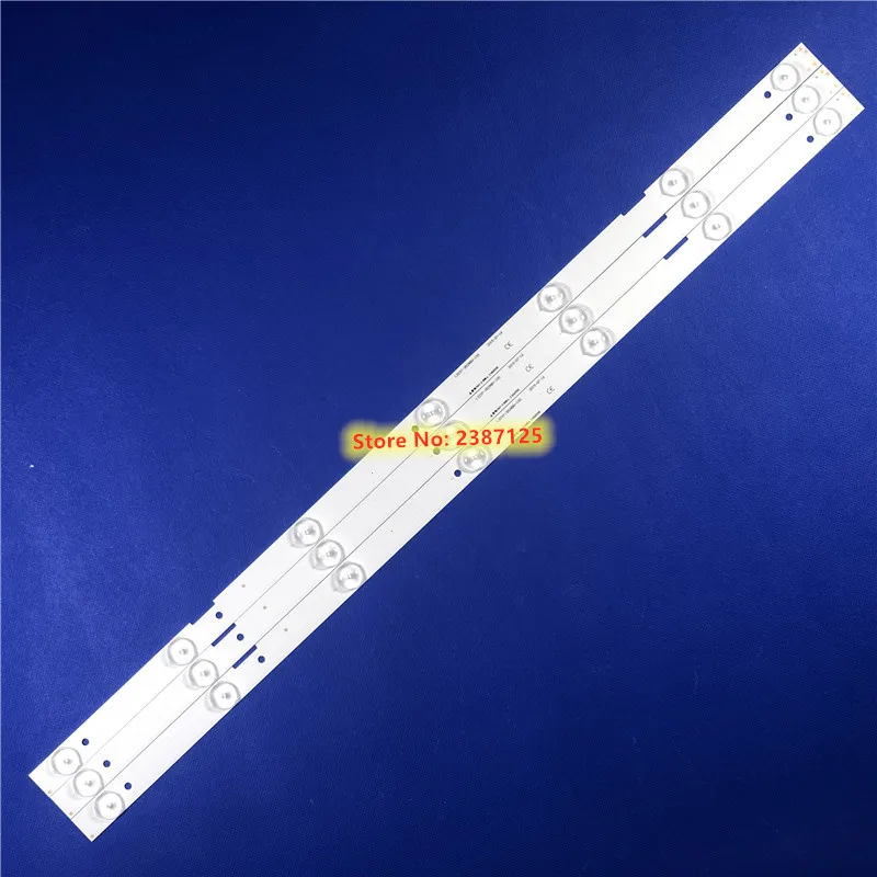 1 Набор = 3 светодиодный Ки Светодиодная лента для подсветки 7 ламп Lg L3237-2835Ms