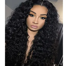 Волосы влажные и волнистые парик водная волна 13 × 4 фронта шнурка человеческих волос парик предварительно выщипанный HD прозрачный парик шнурка бразильские парики фронта шнурка