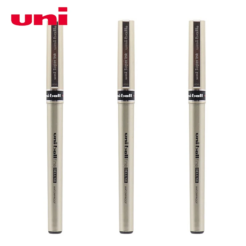 Ручка для чернил Mitsubishi Uni Ball Fine Deluxe водостойкая роллер диаметром 0 7 мм с