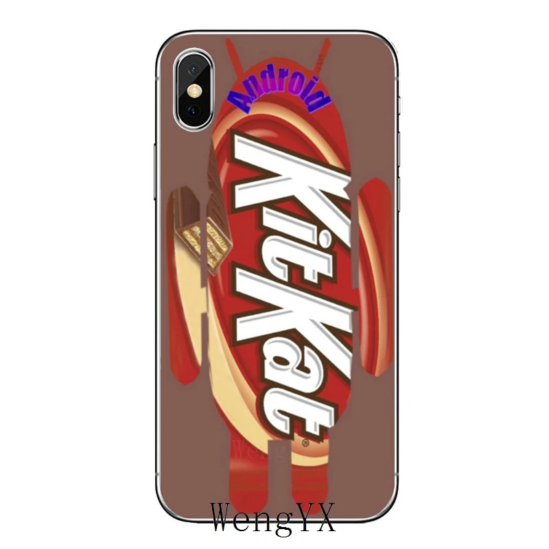 Для iPhone 11 pro XR X XS Max 8 7 6s plus SE 5S 5c iPod Touch 5 6 прозрачный чехол Kit Kat шоколад kitkat