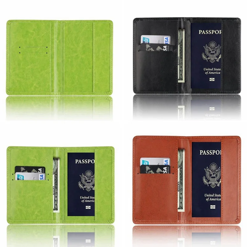 Держатель для карт кошелек многофункциональная сумка Обложка на паспорт держатель протектор бумажник для визиток Мягкая обложка для паспорта