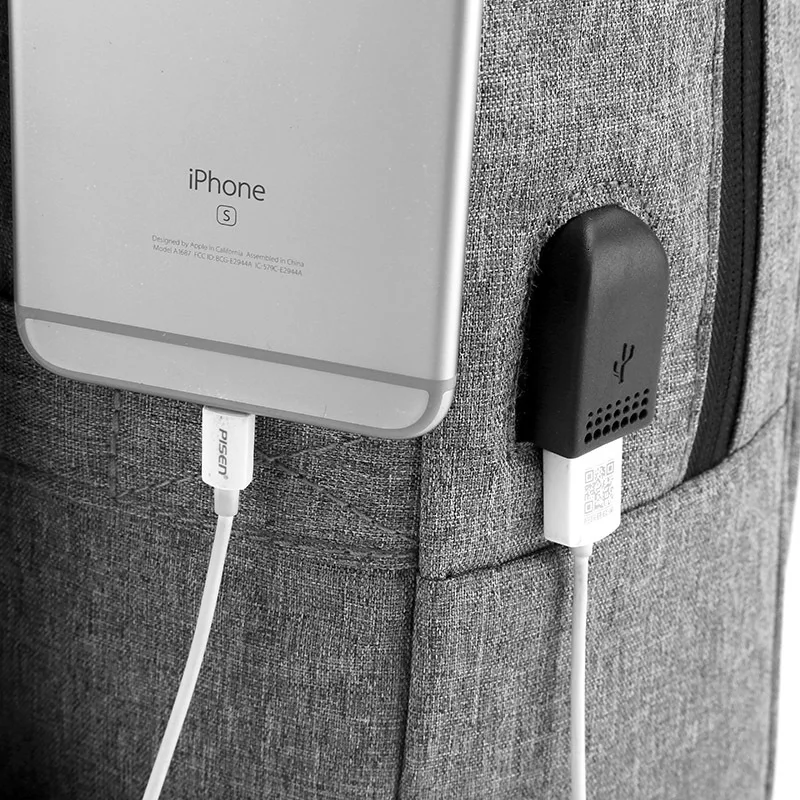 Xiaomi Mijia рюкзак новый стиль простой usb зарядка для мужчин и женщин повседневная
