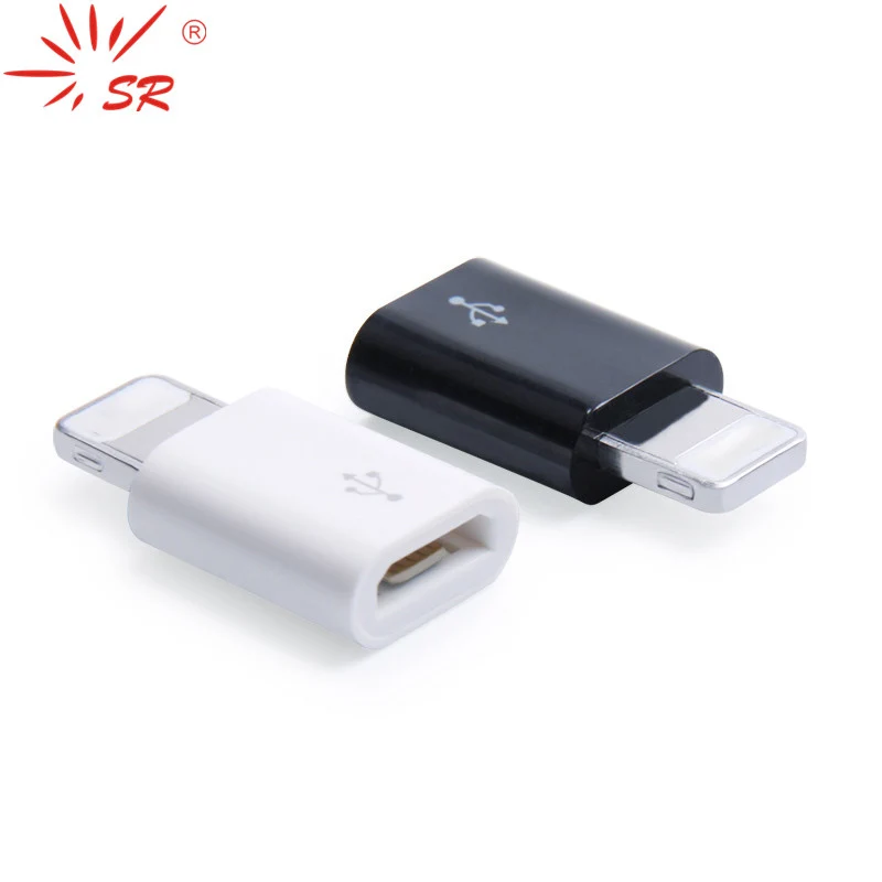 Переходник SR Micro USB с подсветкой переходник Мама папа поддержкой IOS зарядка и