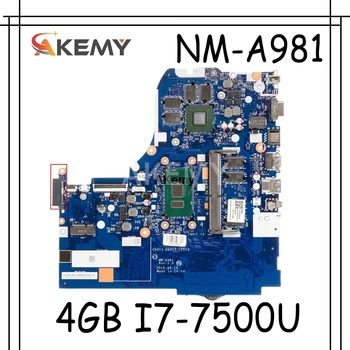شراءNM-A981 اللوحة الأم لأجهزة الكمبيوتر المحمول لينوفو 310-14IKB اللوحة الرئيسية الأصلية 4G-RAM I7-7500U GT920MX