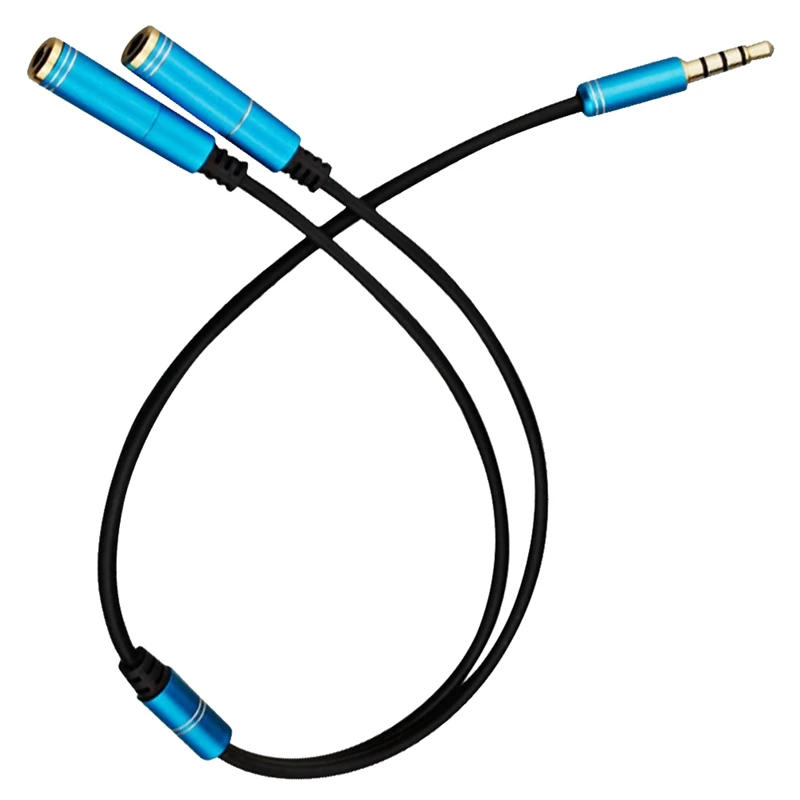 U форма 3 5 мм нашникиов для аудио выход наушников и микрофон + 4 позиции двойной M/F