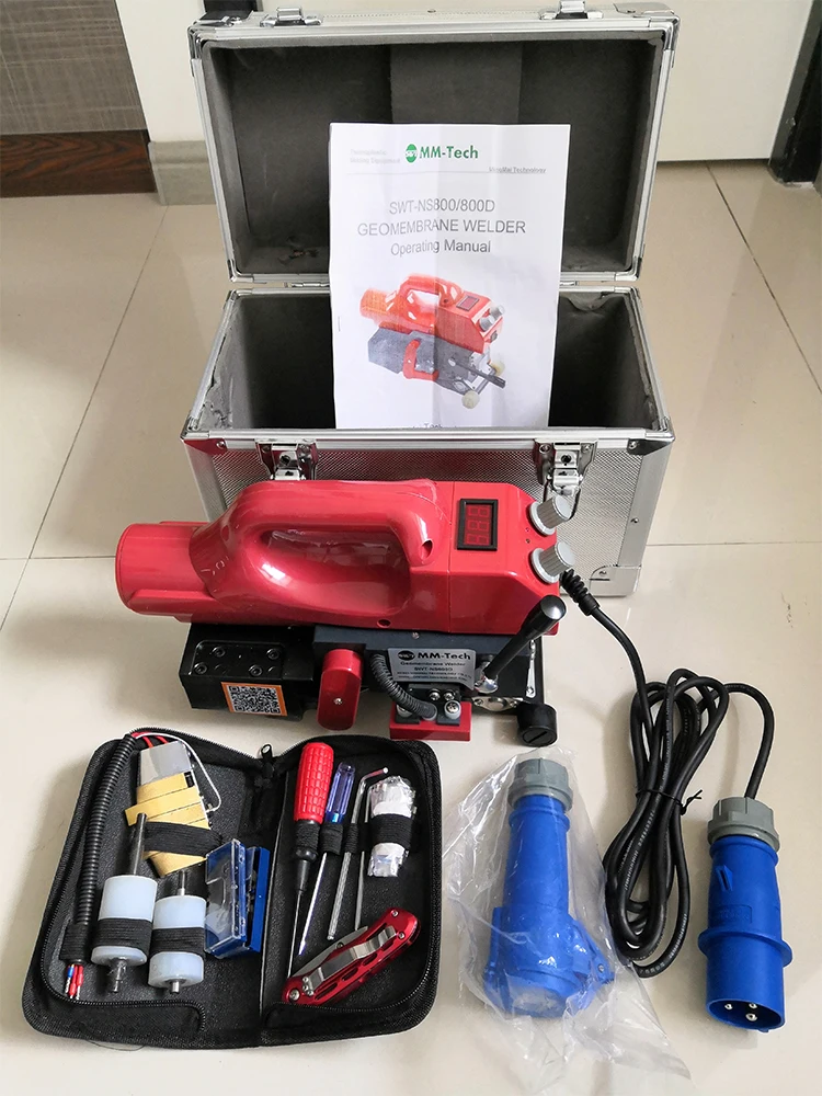 Горячий клин сварочный аппарат для hdpe Геомембраны пруда строительства