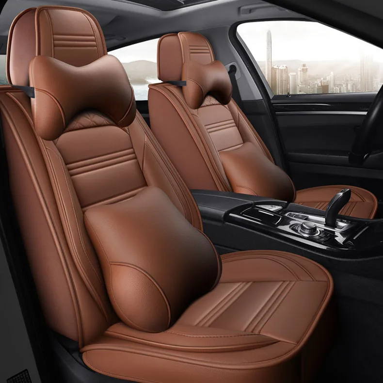 Универсальный чехол для автомобильного сиденья из ПУ кожи mercedes w205 w211 w212 w203 w204 smart