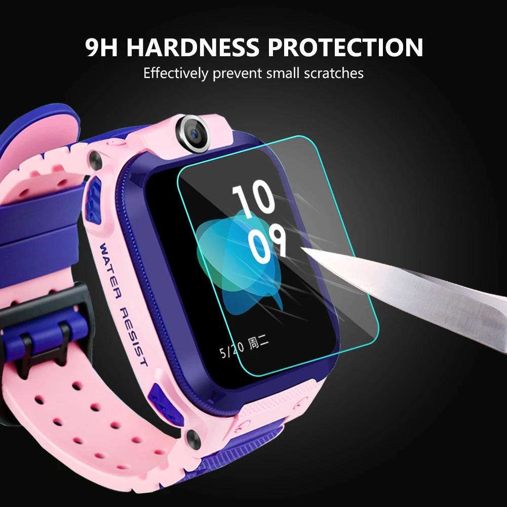 

3Pcs TPU Full Cover Smart Watch Screen Film Clear Soft Hydrogel HD Screen Protector Film for Q12 Smart Watch Screen Replacement