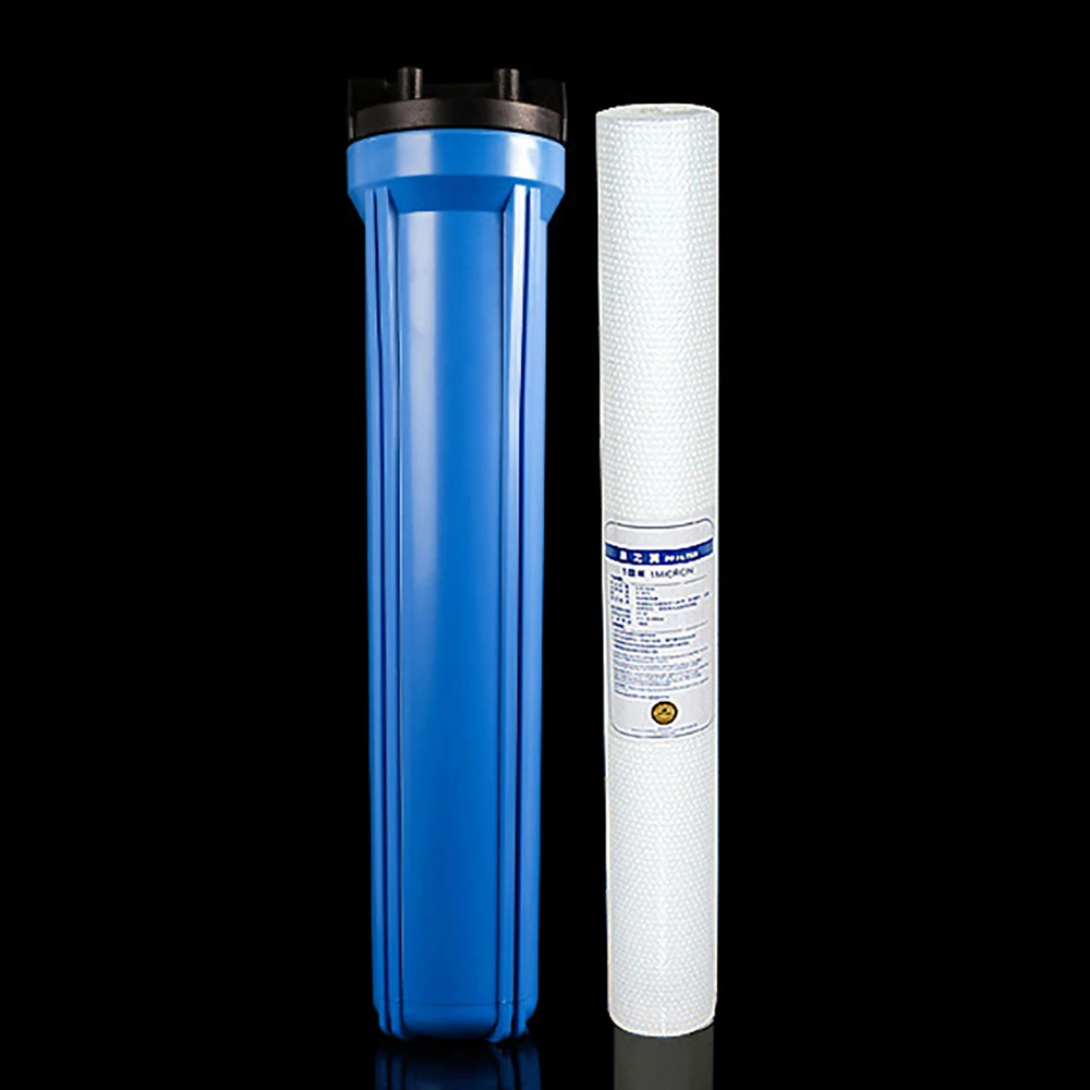 

20 Inch Single Stage Filter Pp Pre-filter Large Flow Water Purifier Protector 35 Kg Explosion-proof With 1/2" 3/4" Interface