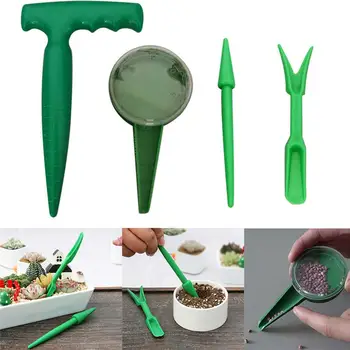 

Gardening Tools Seeder Seedling Transplanting Machine Punch Sowing And Cuttings 4 Piece Set
