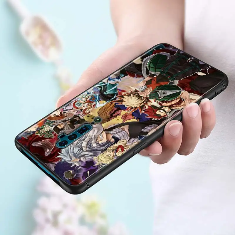 My Hero Academia Anime Cartoon Silicone Phone Case For OPPO Reno Z 10X Zoom F11 F9 F7 F5 A7 R9S R17 Realme 2 C2 K3 Pro