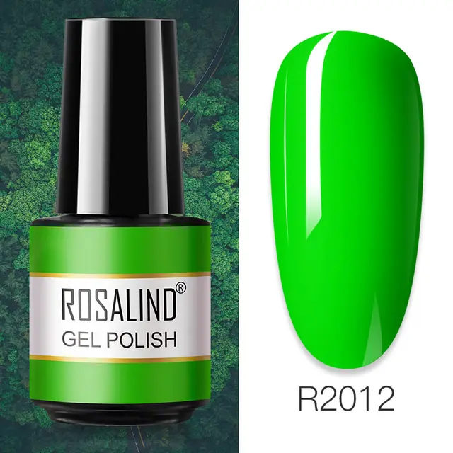 ROSALIND Primer Top Base Coat 7ML Gel Nail Polish For Manicure Long Lasting Nail Art Salon Gel Varnish UV LED Color Gel Polish RAR2012