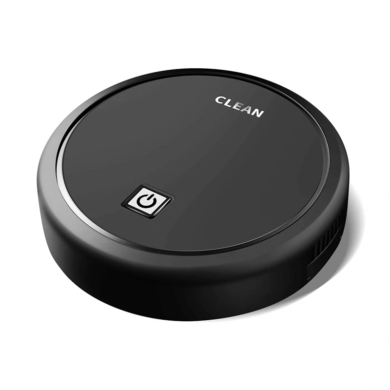 Automatic USB Charging Wireless Sweeping Robot Vacuum Cleaner Cordless Vaccum Robot Carpet Robots Mop Robot Black