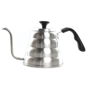 

1200Ml 304 Stainless Steel V60 Drip Kettle with Thermometer Home Use Tea Pot Barista Coffee Tool New Diy