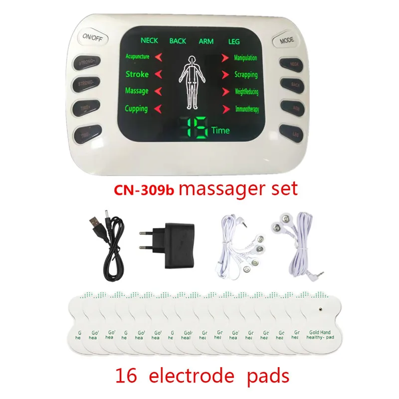 309b Dual Output Tens Acupuncture Electric Therapy Ems Muscle
