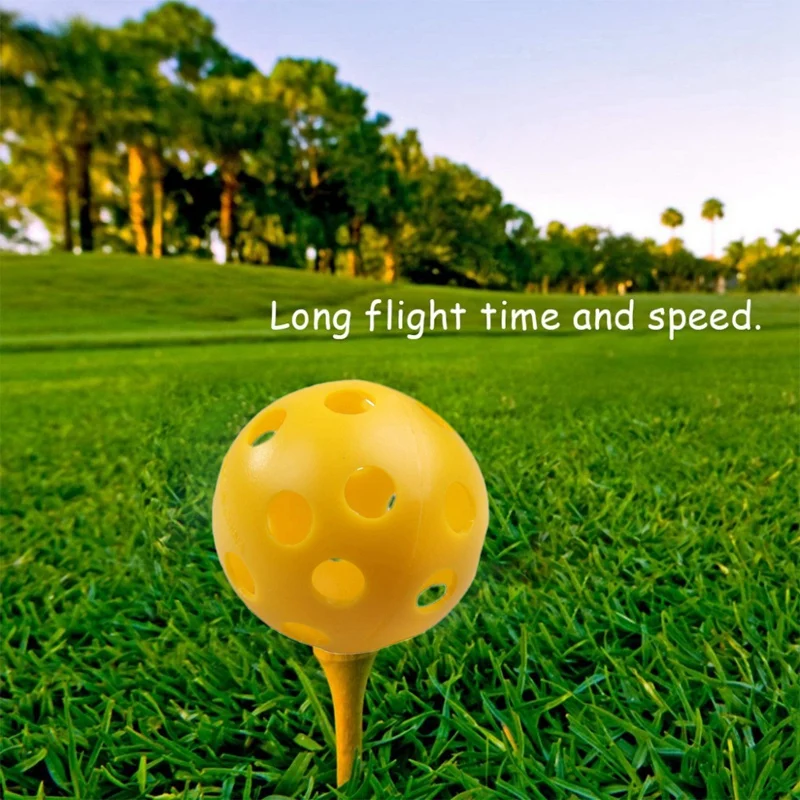 6 шт мячей для гольфа Пластиковые Полые мячи для гольфа спортивные аксессуары для гольфа