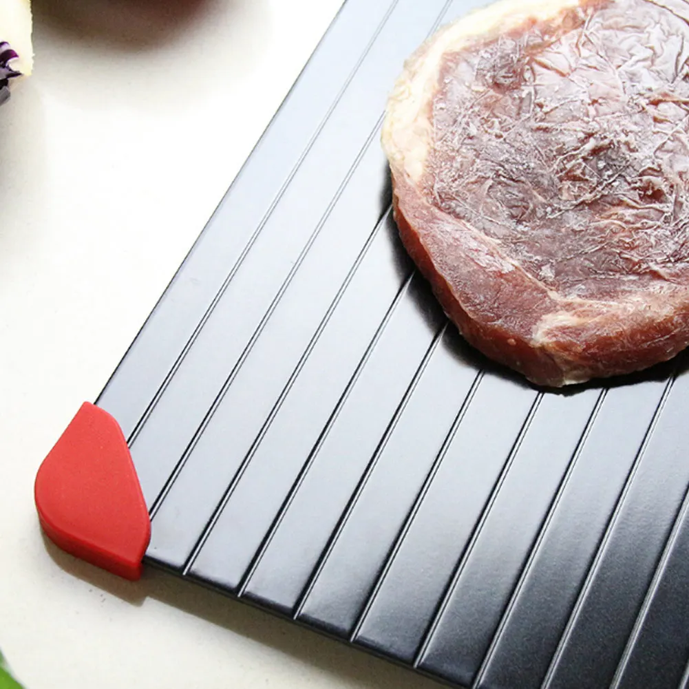 Горячая быстрая разморозка лоток тарелка для разморозки портативный быстро для еды разморозка мяса кухня XJS789