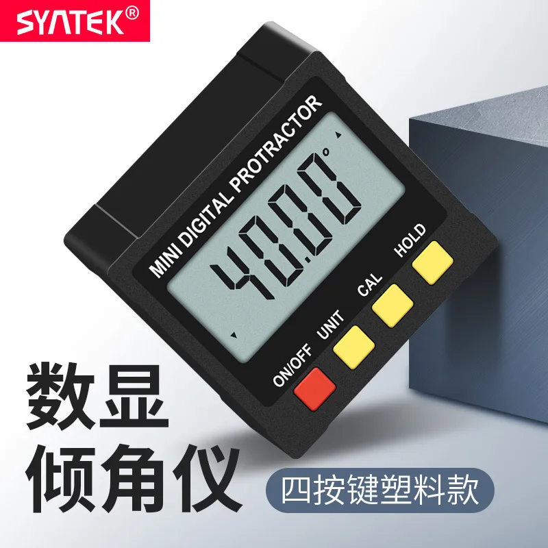 

Syntek Digital Inclinometer High-Precision Electronic Angle Ruler with Magnetic Levelness Angle Box