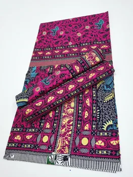 

Latest 100% Cotton Nigerian Golden Wax Fabric High Quality Wax Prints Fabric African for Women Dress Tissue Wax 6 yards