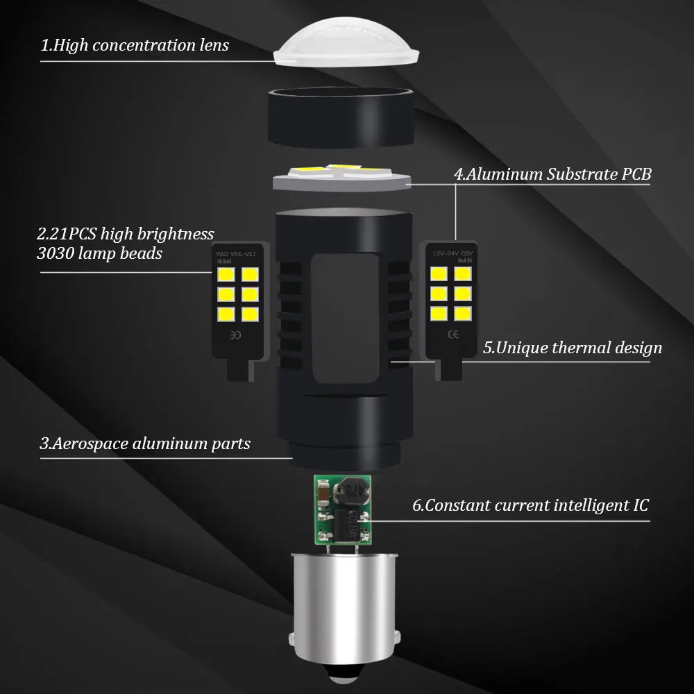 BMT P21/5 Вт P21/4 W PR21/5 Вт светодиодный BAZ15D BAW15D BAY15D автомобиля светодиодный лампы 1156 P21W PY21W BA15S BAU15S Автомобильный светодиодный тормозной фонарь задний фонарь заднего хода