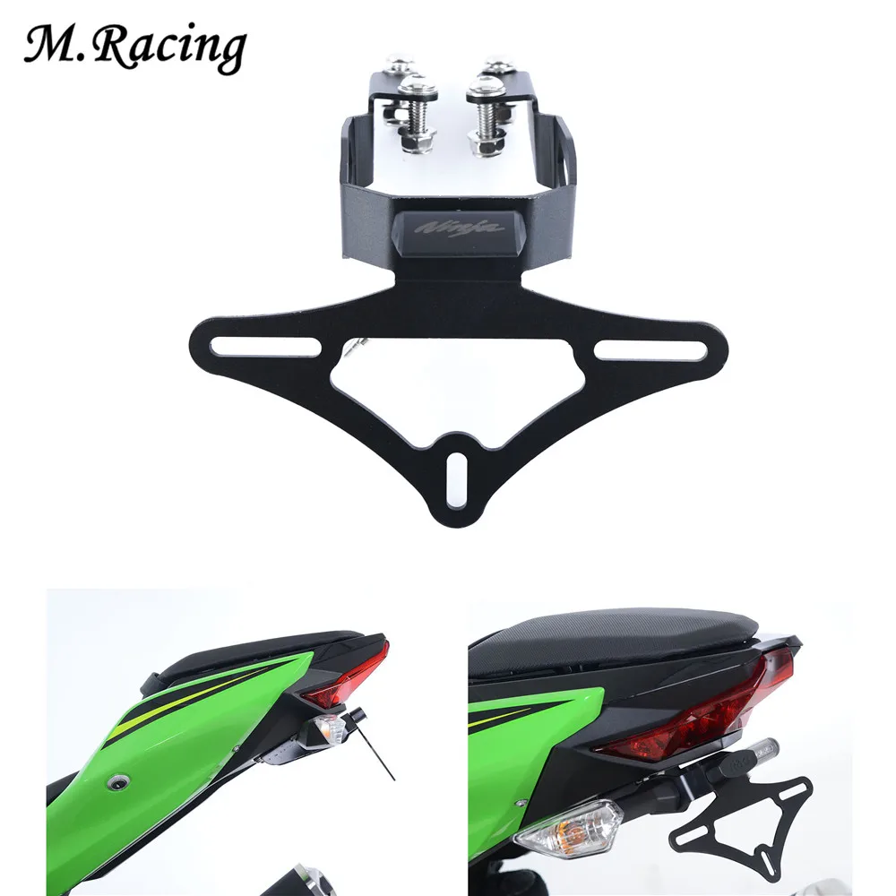 

Motorcycle License Plate Holder Tail Tidy LED Light For Kawasaki Ninja400 Ninja 400 Z400 2017-2019 Fender Eliminator