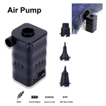 

Electric Air Pump Portable Quick-Fill Air Pump With Nozzles Rechargeable Inflator/Deflator Pumps For Outdoor Camping Inflatable