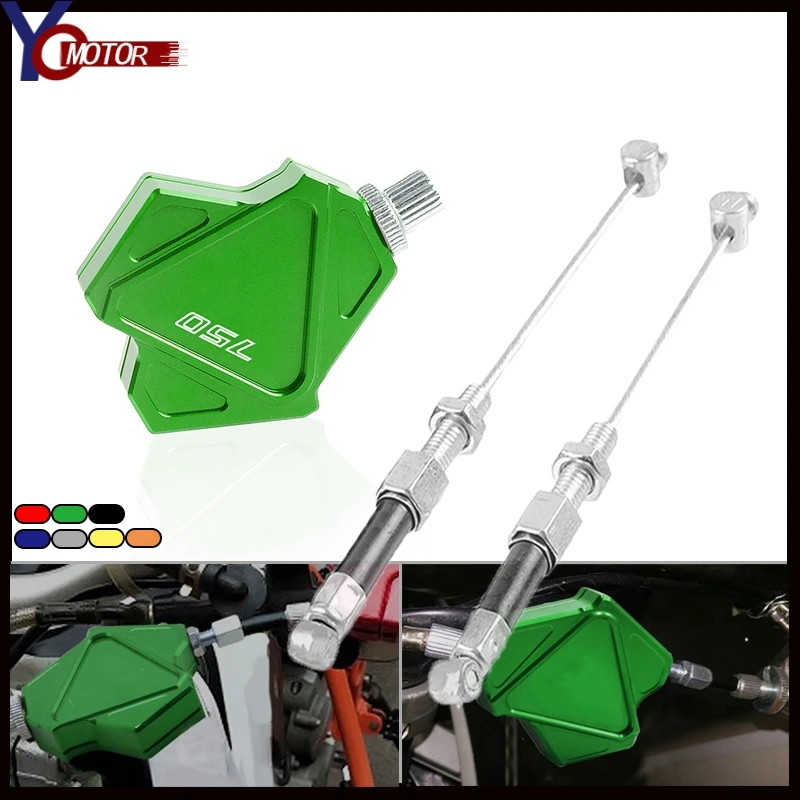 Для KAWASAKI Z750 Z 750S Z750R 2006 2007-2012 2011 2010 Мотоцикл с ЧПУ Алюминий двигателя трюк рычаг сцепления легкого выжима кабельного Системы