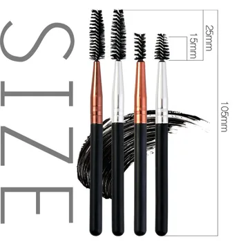 

500pcs Makeup Brush Eyelash Eyebrow Eyeliner Brushes Pro Eyebrow Brush+Eyebrow Comb Spoolie Brush Eye Makeup Brushes