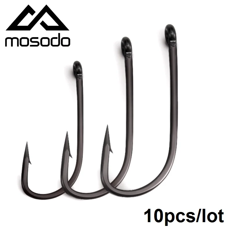 

Mosodo Carp Fishing Hooks Teflon Japan Barbed Fish Hook Trap Moderate Hardness Carp Fishing Hooks Fishhooks 1 2 4 6 8 10 12
