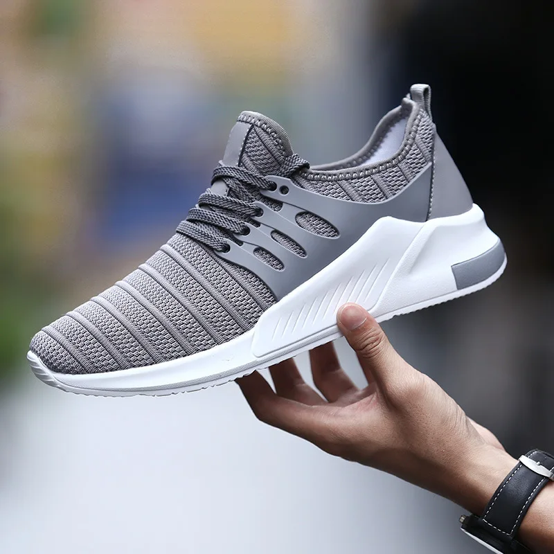 Fly Woven Running MEN'S shoes pu Bottom Light Running Shoes Summer Hot Selling 759