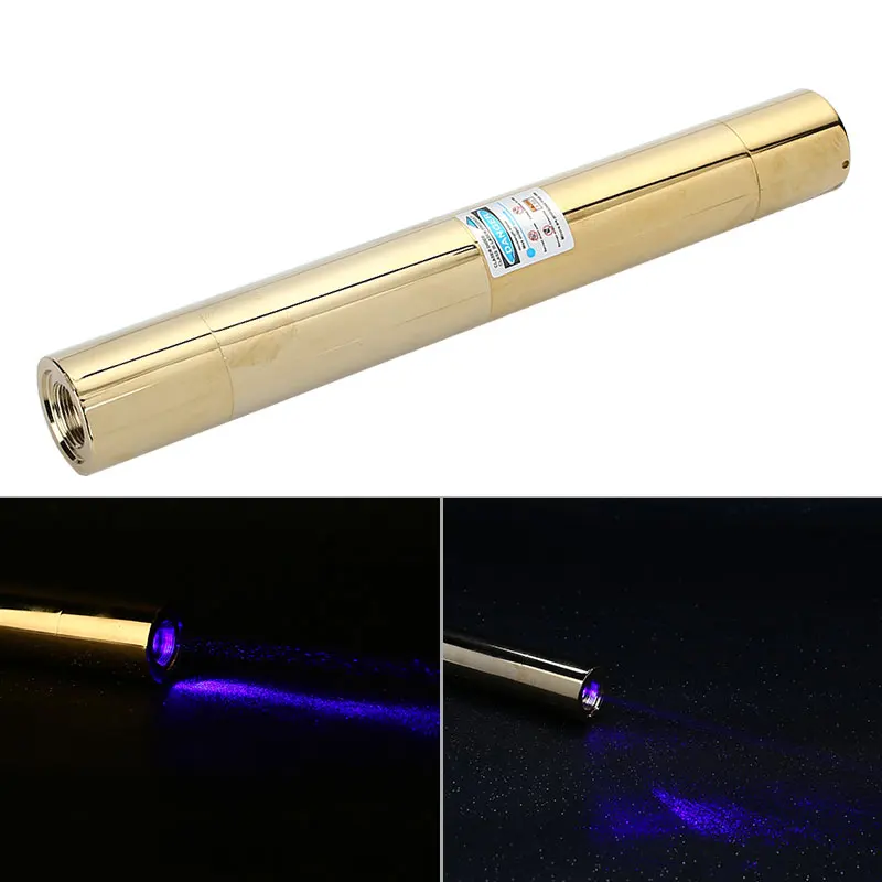 5000mW Laser Pointer 2*16340 Military High Powered Starry Sky Cigarrete Blow Solder Laser Light Powerful Golden Burning