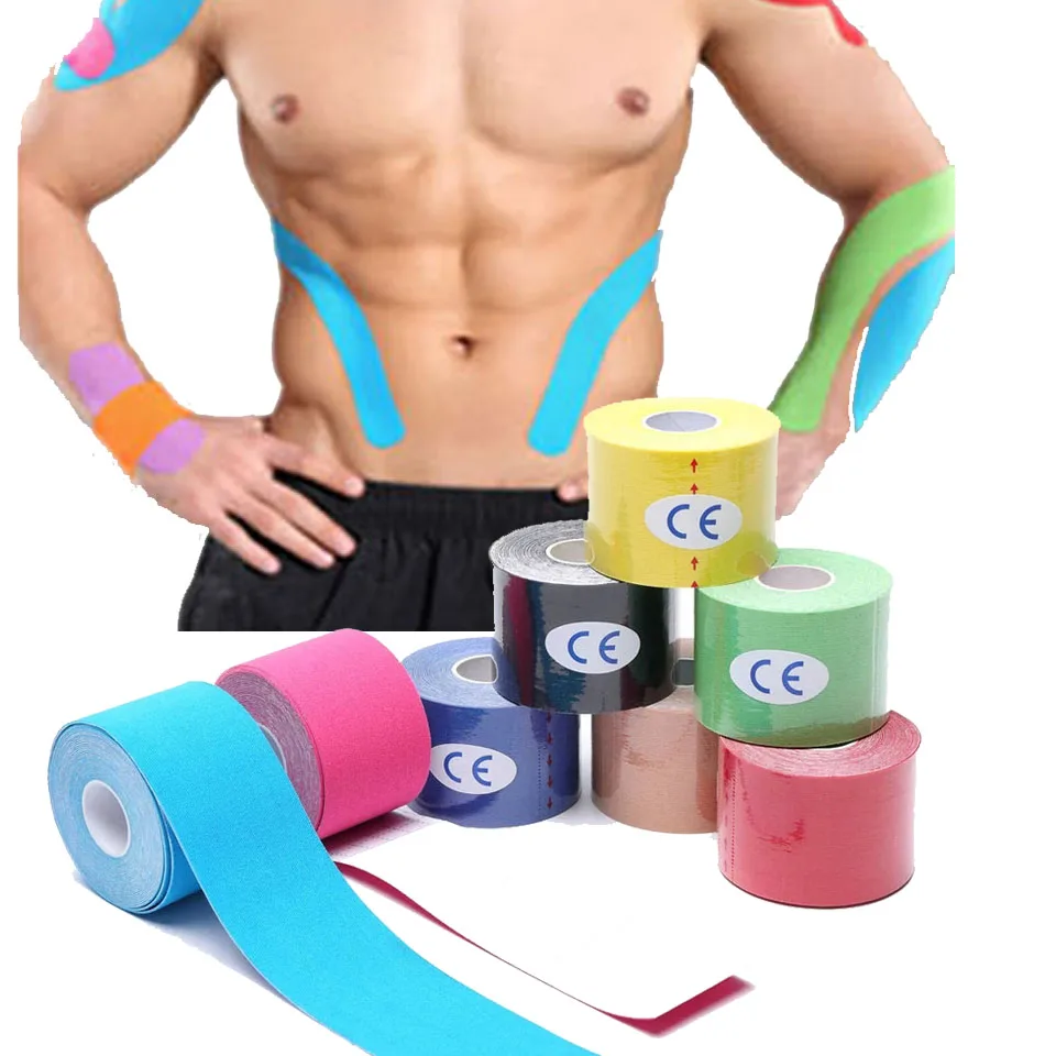 PhysioRoom 5m Kinesiology TapeElastic Muscle Support Sports Injury KT Tape 