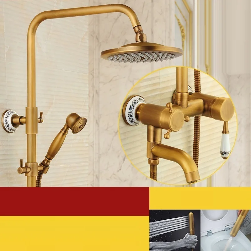 Набор для душа Doccia Doucheset Torneira Banheiro Lavabo Prysznic Dusche Preto Regadera Electronic Eletrico Chuveiro Ducha Douche