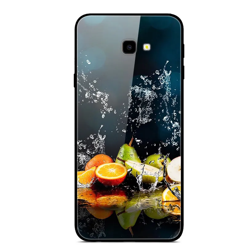 28 Закаленное Стекло чехол для samsung Galaxy J4 чехол s силиконовый чехол Galaxy J4 ЕС J400F J400 телефон для samsung J4 Plus J4 - Цвет: 28