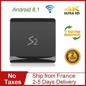 

Leadcool S2 Android 8.1 2G 16G 4K Set Top Box RK3229 Quad Core 2.4GHz WIFI 100M LAN 1G 8G Android 8.1 Smart TV Box