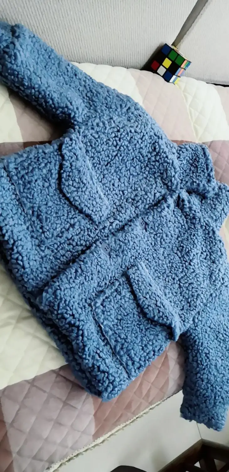 blue thick Куртка для девочек плотная теплая детская осенне-зимняя одежда Детские куртки для маленьких мальчиков, верхняя одежда пальто для девочек флисовая одежда для малышей ростом от 90 до 130 см - Цвет: blue thick