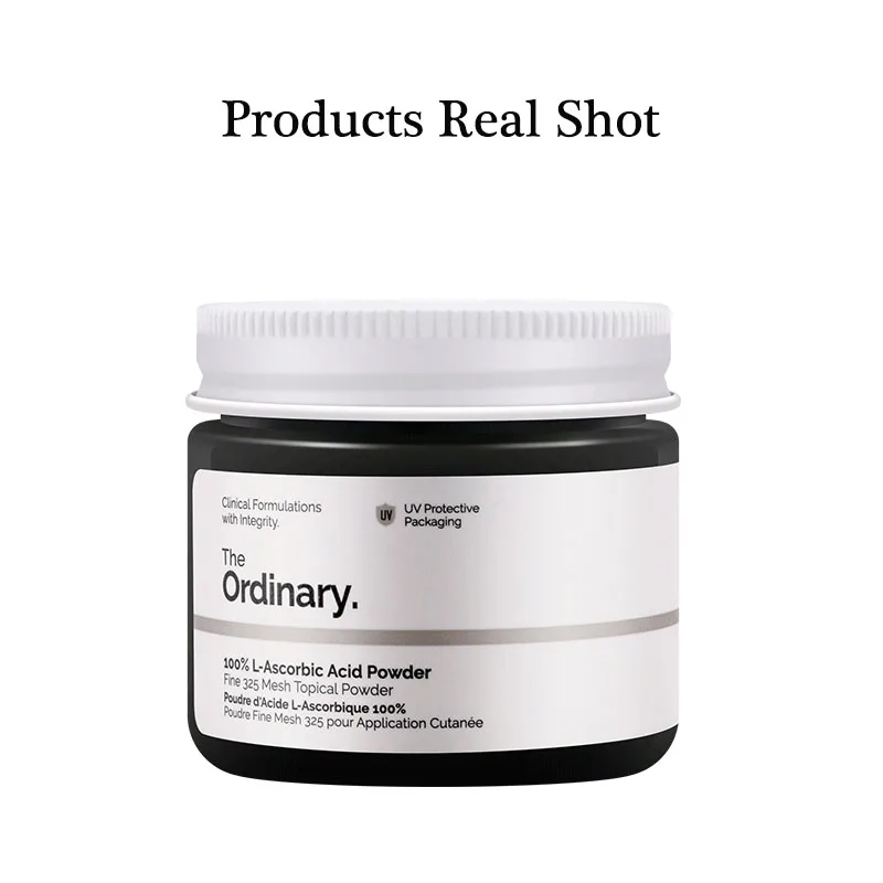

The Ordinary Vitamin C L-Vitamin C VC Whitening Powder Oil Control Fade Fine Line Spot Brighten Acne Skin Tone Face Treatment